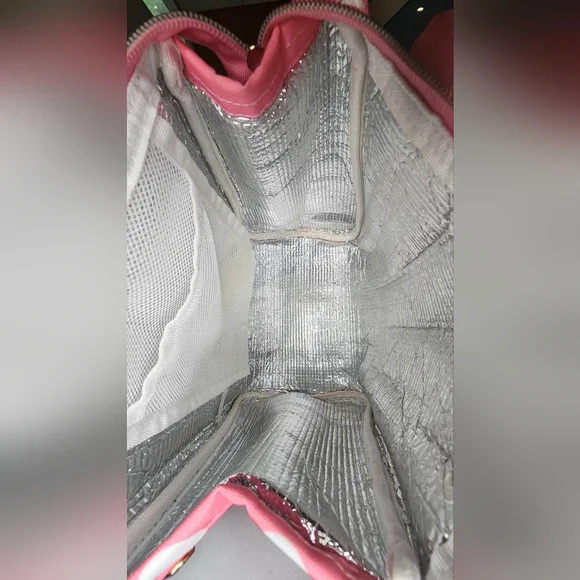 Kate Spade Pink & White Polka Dot Insulated Lunch Tote - Picture 12 of 12